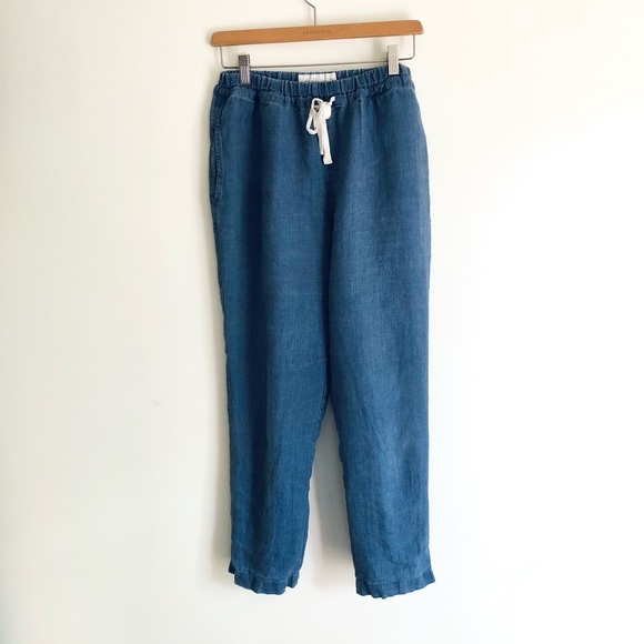 Athens drawstring linen pants - Picture 6 of 14